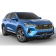 Пороги алюминиевые Rival Black для Haval F7/F7x 2019-2021